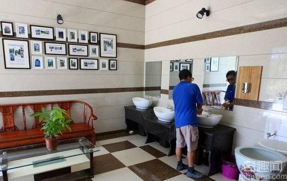 四星级公厕现身杭州城北公园 设备齐全
