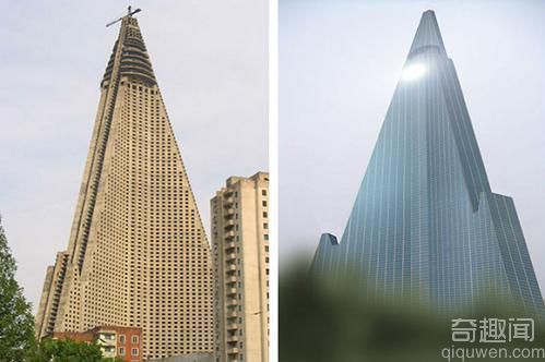 世界上最大的烂尾楼位于朝鲜平壤