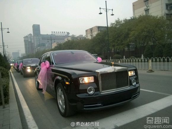 中国最牛的婚礼车队 光婚礼车队就价值2亿
