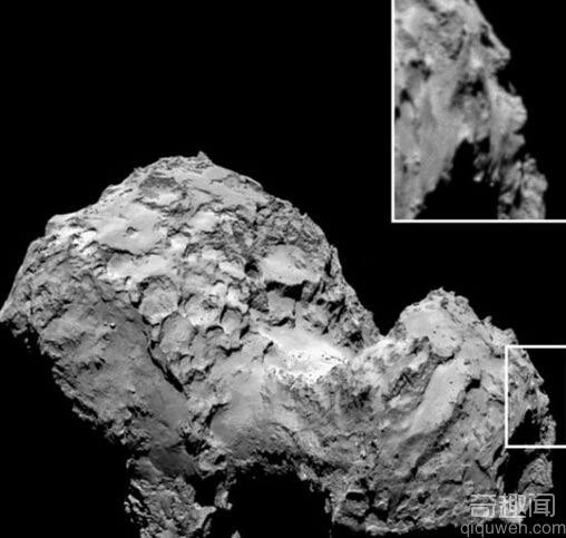 欧罗塞塔号近距离观测彗星 轮廓似人脸让太空迷们惊喜不已