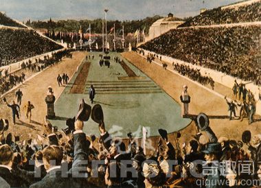 世界上第一届现代奥运会 在1896年4月6日开幕了【图】