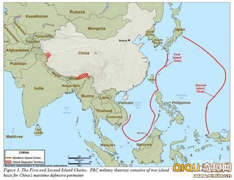 [多图]美国发表的解放军兵力武器分布图 常规导弹覆盖范围