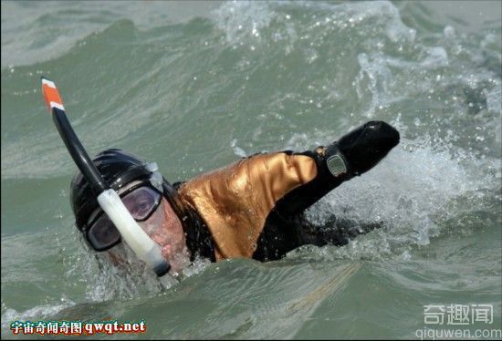 一名无四肢的法国男子决心横渡英吉利海峡
