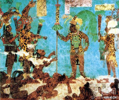 [图文]印度发现远古时期玛雅墓 死者骨架直立