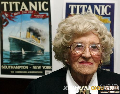 [图文]泰坦尼克号最后一位幸存者米尔维娜去世