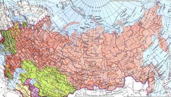 前苏联与现俄罗斯地图 苏联俄罗斯版图对比