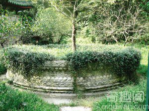 谭延闿墓的花坛究竟是不是圆明园遗物？