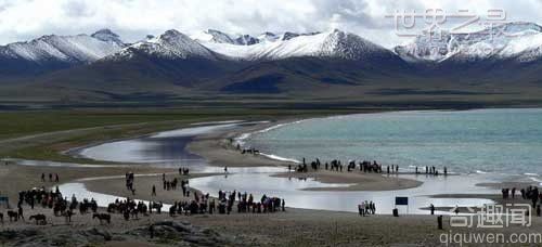 世界上最高的咸水湖 海拔高达4718米