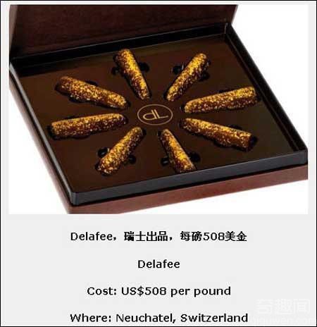 世界上最贵的巧克力 一盎司2600美元【组图】