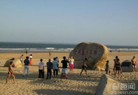 中国第一长滩 仅次于澳大利亚黄金海岸沙滩
