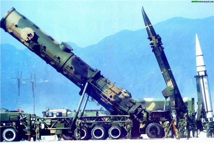 中国最先进的导弹是哪种型号以及处在世界什么水平
