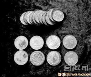 [图文]福建考古出土古银质外币银元百余枚
