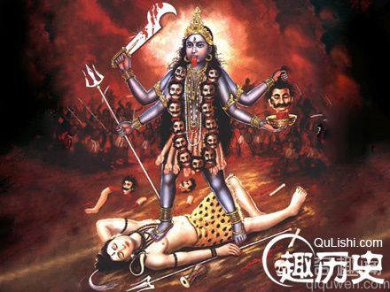印度传说：宇宙女王卡莉“践踏”湿婆神的故事