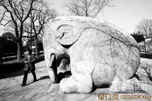 [图文]南京明孝陵石象被指跪错600年