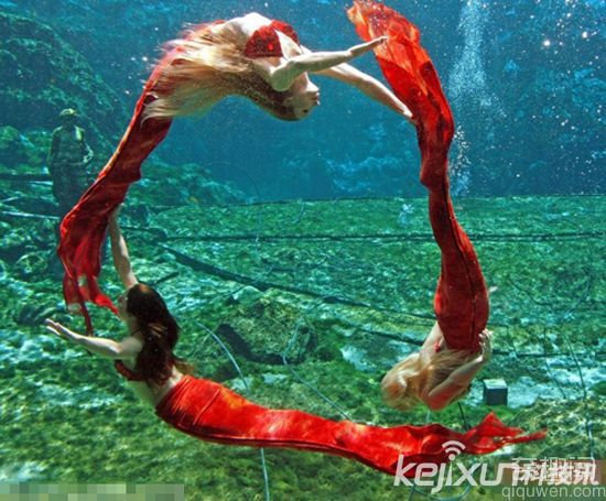 美国佛州公园水下剧场 “美人鱼”表演 中国也有美人鱼表演