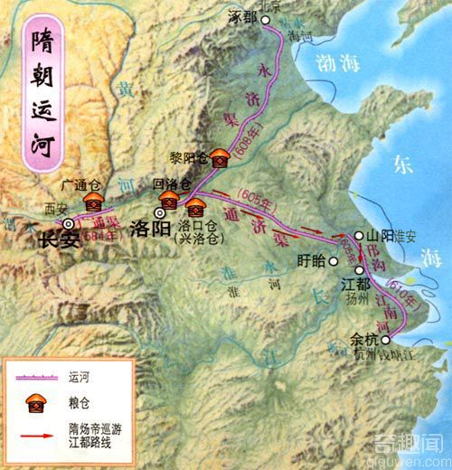 世界上最长的人工运河京杭大运河多长？【图】