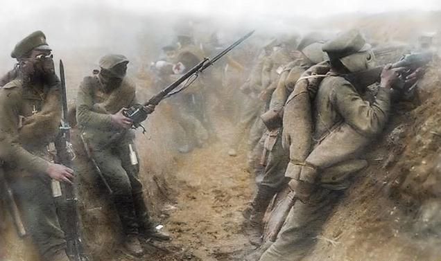 第一次世界大战时期罕见旧照重新上色，让战争的残酷更加真实呈现