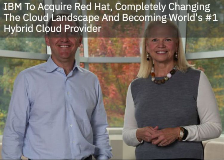 百年历史上最壕手笔！为戴“红帽子”，IBM拍出340亿美元
