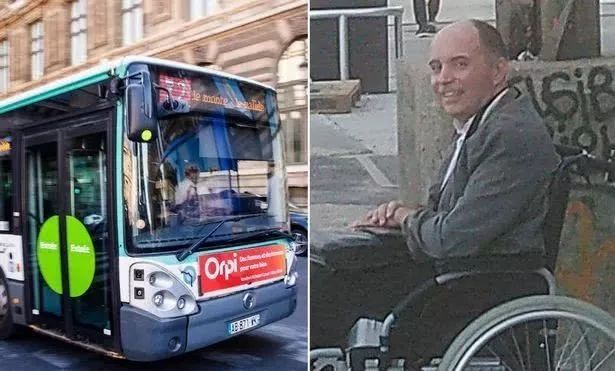身体残疾乘客搭公交车时没人让出空间 司机清空全车只载他
