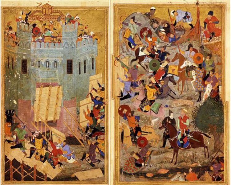 艺术品里的历史：波斯细密画上的士麦那之战