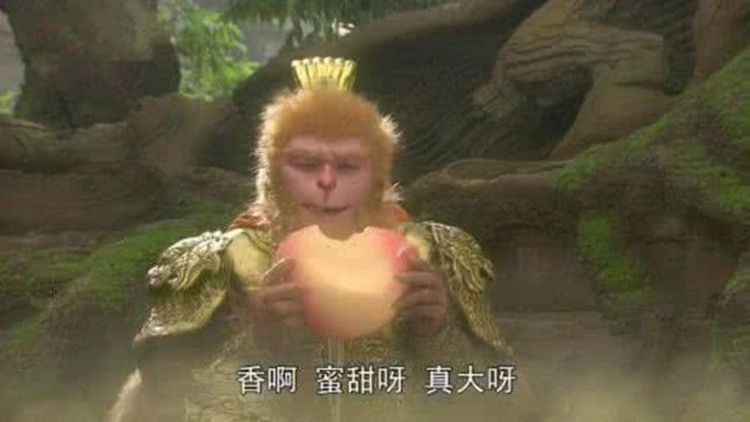 86版西游记拍摄时，孙悟空偷吃蟠桃为何只啃一口？原因让人感动