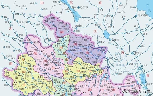 江苏省最北部的2个县，1955年，为何划分给了安徽省宿州？