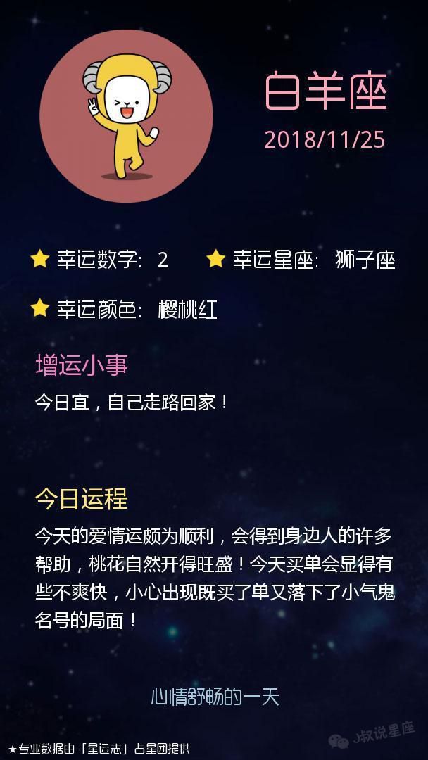 「星座运势」2018-11-25 巨蟹座放手一搏，摩羯座来一个惊喜吧！