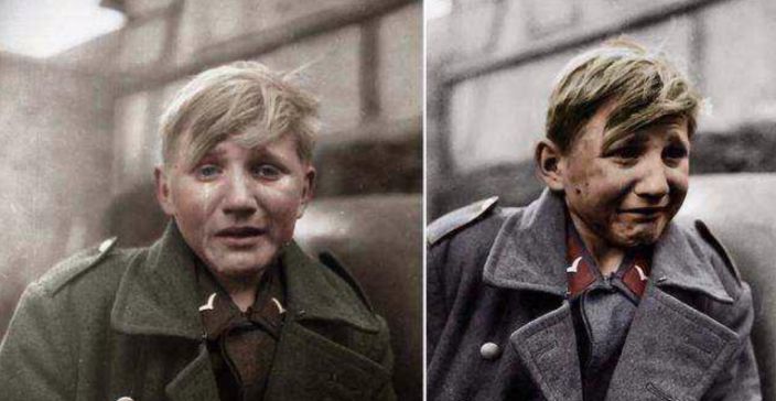 年仅16岁纳粹德军被美军俘虏，问想怎么死？说了4个字，感人泪下