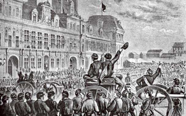 那一年巴黎人民上街：建立巴黎公社，最早将炮兵用于巷战