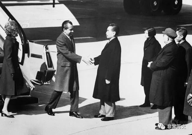 历史视频：1972年周恩来总理接待美国尼克松总统