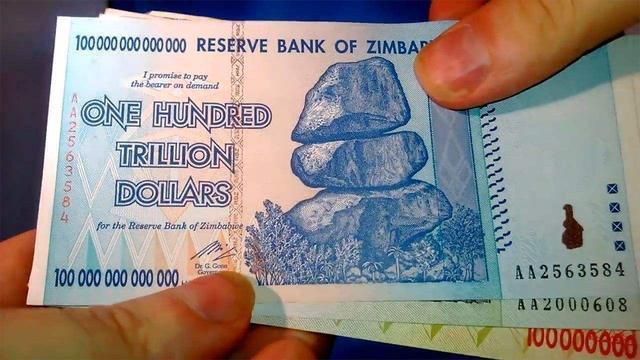 100万亿面值的钞票！解读津巴布韦元如何成为人类货币史上的耻辱