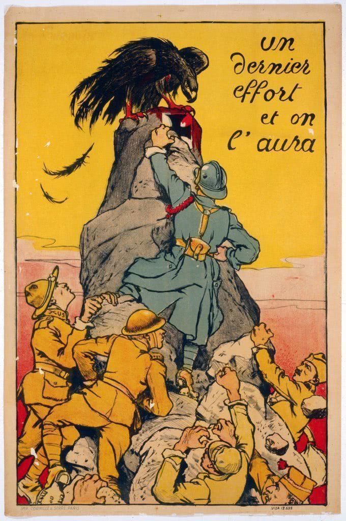最后一搏打败德国人：一张战争海报背后记录的一战转折点