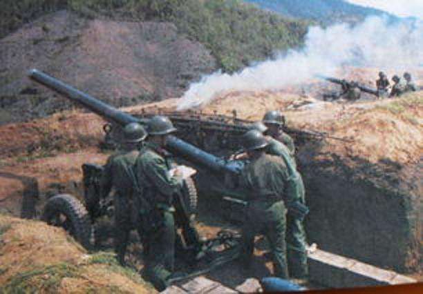 谅山战役，我军30分钟急速射9000发重炮炮弹：直接消灭越南1个师