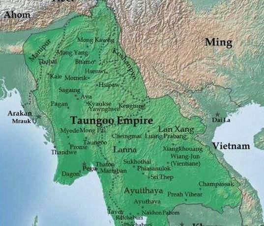 巅峰时期的缅甸有多牛？如果不是招惹中国很可能统一东南亚