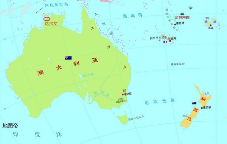 二战日军偷袭美国珍珠港后，还偷袭过澳大利亚哪儿？