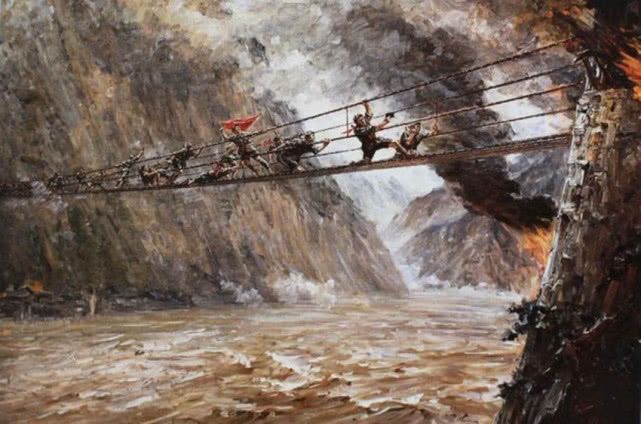 泸定桥铁索重达40吨，一万二千多个铁环，古人是如何架起来的