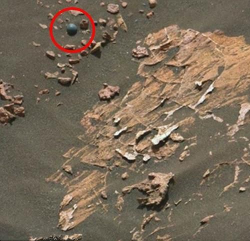 火星发现为造炮弹，这是外星人曾经攻击火星的证据？