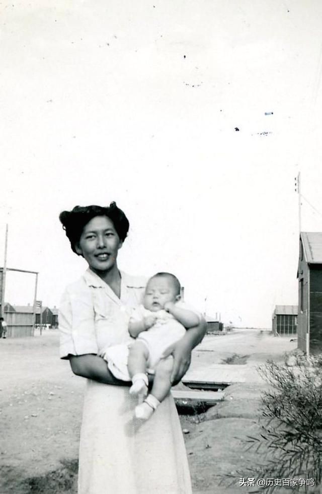 二战时期一个日本人家庭在美国的生活照，足以证明日本有多残忍