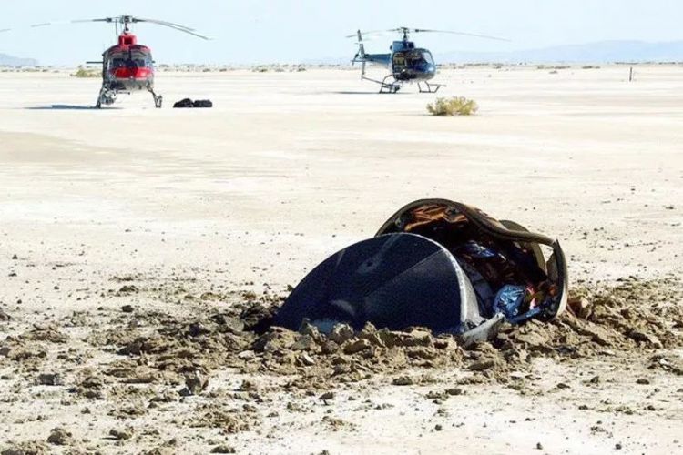 “飞碟”残骸坠毁沙漠？美宇航局：两架直升机拼命追赶，还是坠了