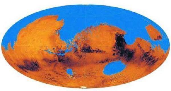 火星上曾经有大量海水，数十亿年前的火星是这般模样？