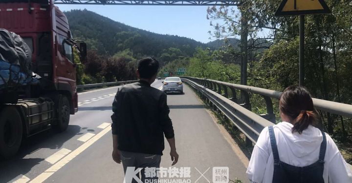 “实力宠妻”！老婆一句话，老公杭州高速上停车，为她摘花解馋！