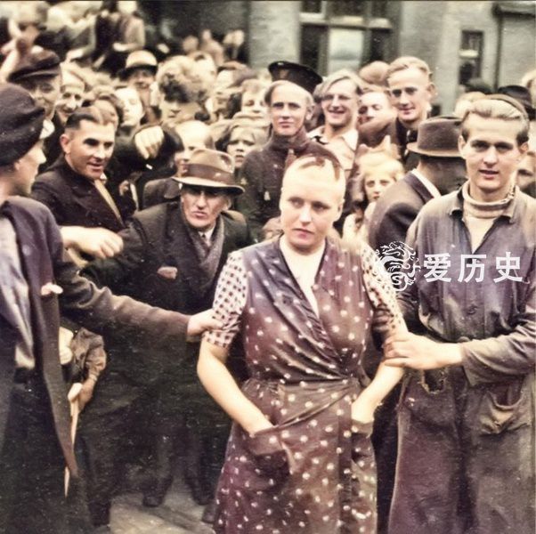 二战后荷兰尽情羞辱与德军有染的妇女剃头泼漆她们余生充满噩梦