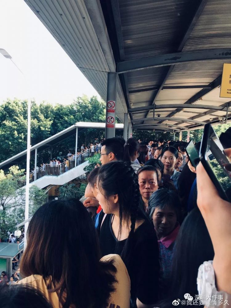 今早深圳地铁3号线又挤上热搜！有人误了火车，有人动手打架……