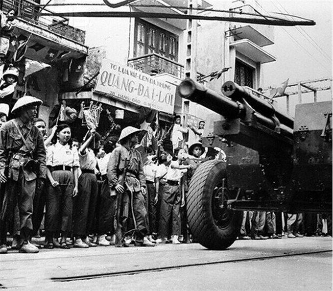 1950年代抗击法国的越南军队，得到了中国的军事援助