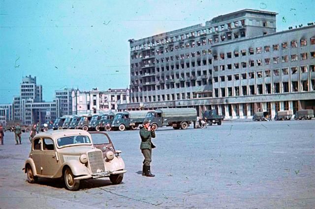 苏德战争期间，德军占领下的苏联城镇