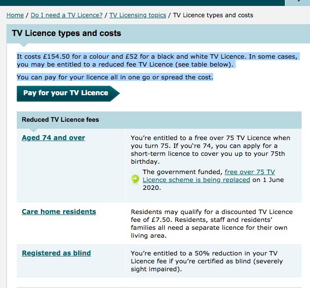 交不起电视牌照费，英国仍有七千家庭看的是黑白电视，盲人可半价