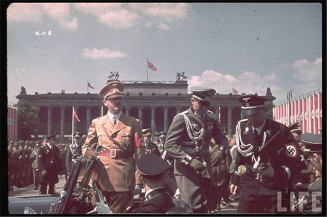 二战彩色老照片：镜头下全盛时期的第三帝国、恶魔旗帜笼罩欧洲