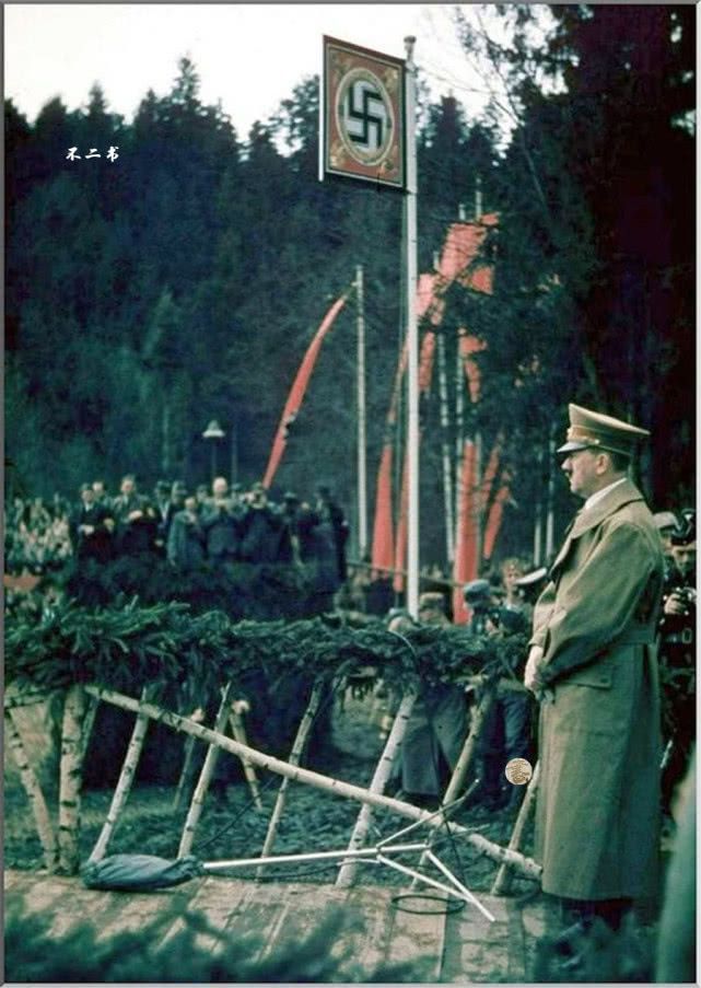 二战彩色老照片：镜头下全盛时期的第三帝国、恶魔旗帜笼罩欧洲