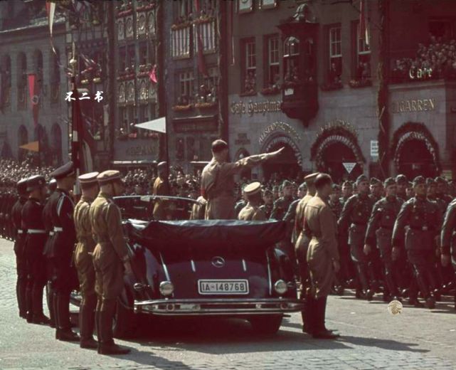 第三帝国时期的彩色老照片：希特勒得势时的疯狂，让整个欧洲颤抖