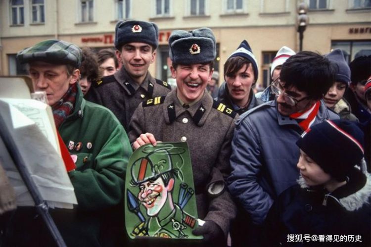 老照片1989年苏联首都莫斯科谁也没想到苏联就快解体了